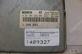 KASETA БЛОК УПРАВЛЕНИЯ SCANIA BOSCH 0281001322