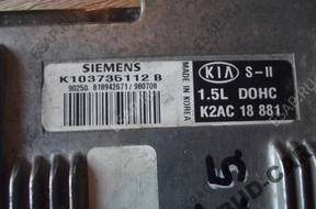 KIA SHUMA БЛОК УПРАВЛЕНИЯ ДВИГАТЕЛЕМ 1.5 16V K103735112B