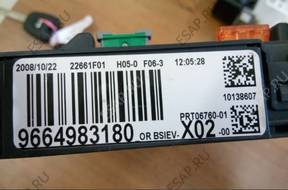 КОМПЛЕКТ БЛОК УПРАВЛЕНИЯ 0261201863 9666235880 Peugeot 207