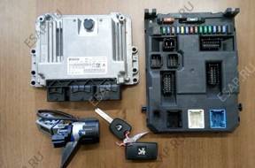 КОМПЛЕКТ БЛОК УПРАВЛЕНИЯ 0261201863 9666235880 Peugeot 207