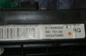 КОМПЛЕКТ БЛОК УПРАВЛЕНИЯ BSI CITROEN C2 C3 1.1 1.4 8V
