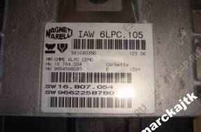КОМПЛЕКТ БЛОК УПРАВЛЕНИЯ BSI IMO IAW 6LPC.105 PEUGEOT 207 1.4