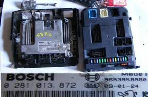 КОМПЛЕКТ БЛОК УПРАВЛЕНИЯ BSI КЛЮЧ 1,6hdi 110 C3 Picasso