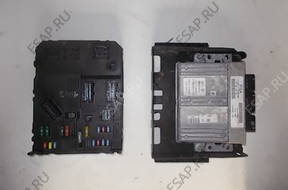 КОМПЛЕКТ БЛОК УПРАВЛЕНИЯ  BSI PEUGEOT 1007 9658738480