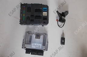 КОМПЛЕКТ БЛОК УПРАВЛЕНИЯ BSI PEUGEOT 207 9665291180