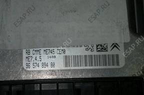 КОМПЛЕКТ БЛОК УПРАВЛЕНИЯ BSI PEUGEOT 307 1.6 16V 9657489480
