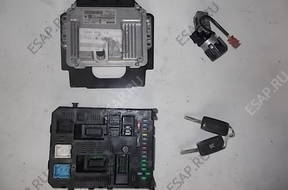 КОМПЛЕКТ БЛОК УПРАВЛЕНИЯ BSI PEUGEOT 307 9661773380
