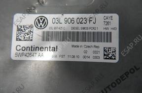 КОМПЛЕКТ БЛОК УПРАВЛЕНИЯ CADDY 03L906023FJ 2K5937086B