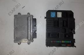 КОМПЛЕКТ БЛОК УПРАВЛЕНИЯ ДВИГАТЕЛЕМ BSI CITROEN C3 9661700480