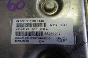 КОМПЛЕКТ БЛОК УПРАВЛЕНИЯ FORD KA TDCI 55239207 MJD8F