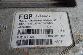 КОМПЛЕКТ БЛОК УПРАВЛЕНИЯ IDEA JTD FGP 51744426 S1732916