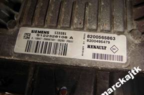 КОМПЛЕКТ БЛОК УПРАВЛЕНИЯ КАРТА UCH MEGANE 1,5 DCI 8200565863