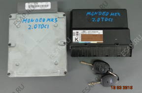 КОМПЛЕКТ БЛОК УПРАВЛЕНИЯ КЛЮЧ FORD MONDEO MK3 2.0 TDCi