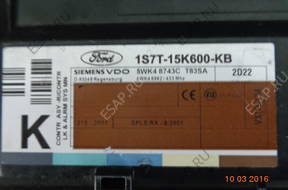 КОМПЛЕКТ БЛОК УПРАВЛЕНИЯ КЛЮЧ FORD MONDEO MK3 2.0 TDCi