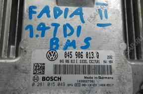 КОМПЛЕКТ БЛОК УПРАВЛЕНИЯ КЛЮЧ IMO BSI FABIA II 1.4 TDI