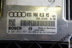 КОМПЛЕКТ БЛОК УПРАВЛЕНИЯ ПАНЕЛЬ ПРИБОРОВ A6 0281012557 04F0905852B