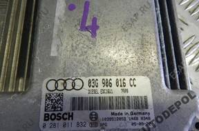 КОМПЛЕКТ БЛОК УПРАВЛЕНИЯ ПАНЕЛЬ ПРИБОРОВ AUDI A3 0281011832