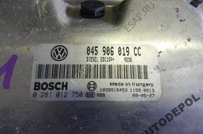 КОМПЛЕКТ БЛОК УПРАВЛЕНИЯ ПАНЕЛЬ ПРИБОРОВ SKODA ROOMSTER 0281012750