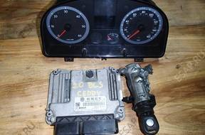 КОМПЛЕКТ БЛОК УПРАВЛЕНИЯ ПАНЕЛЬ ПРИБОРОВ VW Golf V 1,9 TDI Caddy 3