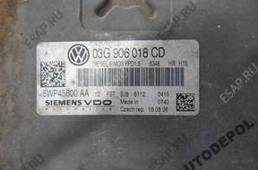 КОМПЛЕКТ БЛОК УПРАВЛЕНИЯ PASSAT 03G906018CD 3C0937049H