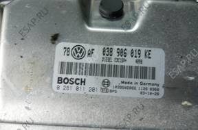 КОМПЛЕКТ БЛОК УПРАВЛЕНИЯ PASSAT B5 1.9 TDI AWX 038906019KE