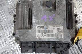 КОМПЛЕКТ БЛОК УПРАВЛЕНИЯ PEUGEOT 206 1.4 HDI 9647785780