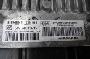 КОМПЛЕКТ БЛОК УПРАВЛЕНИЯ PEUGEOT 407 2.0 HDI 136 9656412980