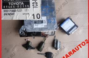 КОМПЛЕКТ БЛОК УПРАВЛЕНИЯ TOYOTA COROLLA E12 02-04 2.0 89666