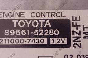 КОМПЛЕКТ БЛОК УПРАВЛЕНИЯ Yaris Verso 1.3B VVTI 8966152280