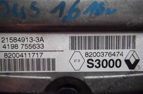 КОМПЛЕКТ БЛОК УПРАВЛЕНИЯ ЗАМОК ЗАЖИГАНИЯ BCM RENAULT MODUS 1.6 16v