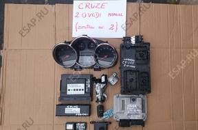 КОМПЛЕКТ БЛОК УПРАВЛЕНИЯ ЗАМОК ЗАЖИГАНИЯ CRUZE 2.0 VCDI MANUAL