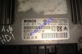 КОМПЛЕКТ CITROEN C4 1.6 HDI БЛОК УПРАВЛЕНИЯ BSI KLUC 0281013331