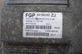 КОМПЛЕКТ Corsa C 1.3 CDTi БЛОК УПРАВЛЕНИЯ FGP 55196352 ZJ