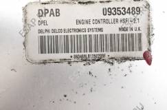 Комплект ЭБУ OPEL ASTRA G DPAB 09353489