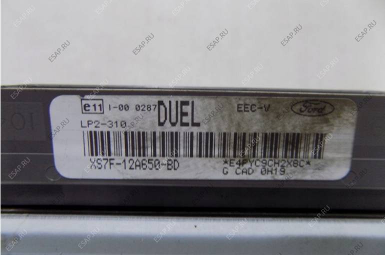 комплект ЭБУ XS7F-12A650-BD DUEL FORD MONDEO MK2 1.8 16V 