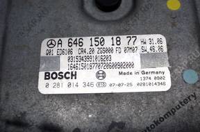 КОМПЛЕКТ КОМПЛЕКТ MERCEDES a6461501877 0281014346