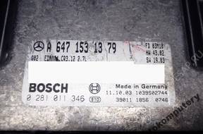 КОМПЛЕКТ КОМПЛЕКТ MERCEDES a6471531379 0281011346 КОМПЛЕКТ КОМПЛЕКТ MERCEDES a6471531379 0281011346