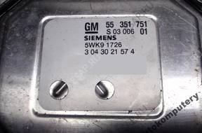 КОМПЛЕКТ КОМПЛЕКТ OPEL ASTRA 55351751 5wk91726 z18xe
