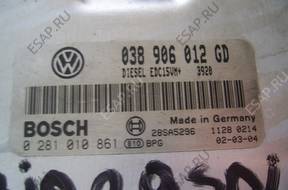 КОМПЛЕКТ START 038906012GD БЛОК УПРАВЛЕНИЯ FABIA I 1.9 SDI