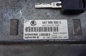 КОМПЛЕКТ START FABIA I 1.4 MPI 5WP4419907 БЛОК УПРАВЛЕНИЯ