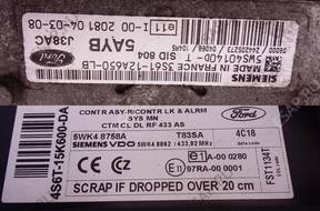 КОМПЛЕКТ START FORD FIESTA MK6 1.4 TDCI БЛОК УПРАВЛЕНИЯ