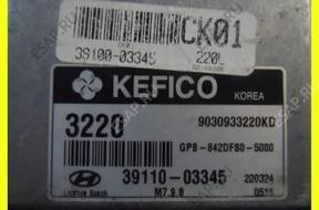 КОМПЛЕКТ ЗАЖИГАНИЯ 39110-03345 HYUNDAI I20 1.2 B 2010