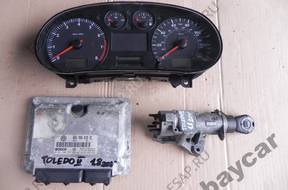 КОМПЛЕКТ ЗАЖИГАНИЯ БЛОК УПРАВЛЕНИЯ 06A906018GC TOLEDO II 1.8