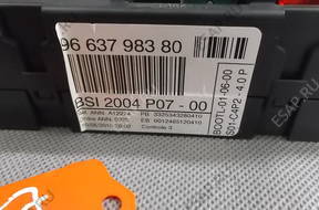 КОМПЛЕКТ ЗАЖИГАНИЯ БЛОК УПРАВЛЕНИЯ BSI PEUGEOT 207