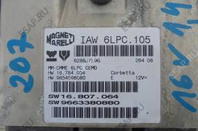 КОМПЛЕКТ ЗАЖИГАНИЯ БЛОК УПРАВЛЕНИЯ PEUGEOT 207 1,4 16V B