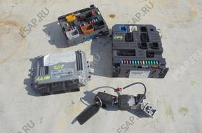 КОМПЛЕКТ ЗАЖИГАНИЯ БЛОК УПРАВЛЕНИЯ PEUGEOT 207 1,4 HDI