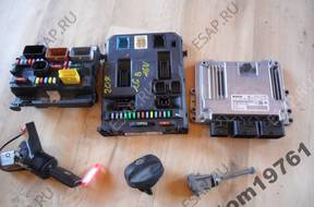 КОМПЛЕКТ ЗАЖИГАНИЯ БЛОК УПРАВЛЕНИЯ PEUGEOT 207 1.6 16V VTI