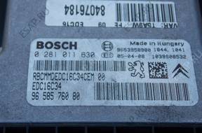 КОМПЛЕКТ ЗАЖИГАНИЯ  PEUGEOT 307 0281011630 9660105680