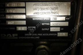 комплектный двигатель DAF XF95 430 670TY.EURO3