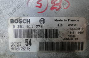 Komputer ДВИГАТЕЛЯ Citroen C8 2.2 HDI 0281011779